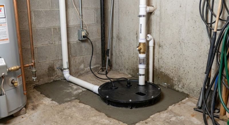Drainage Pump Installation in Warwick, RI